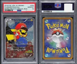 2016 P.M. JPN. XY PROMO • FA/MARIO PIKACHU • MARIO PIKACHU SPECIAL BOX • #294 - Image 3