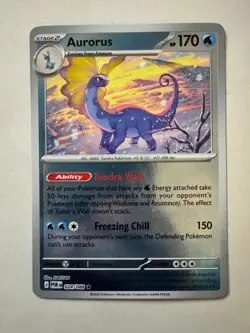 POKEMON TCG AURORUS 024/088 RARE PERFECT ORDER POKEMON REVERSE HOLO NM/M - Image 1