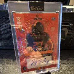Wild Card 5 Card Draw Stacked Deck James Pearce Jr. Autograph 2/2 Football Card - Image 1