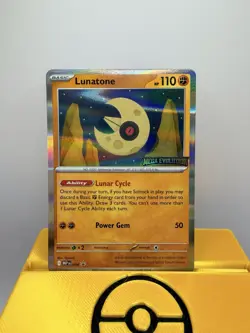 Lunatone MEP 004 Mega Evolution Pre Release Promo Stamped NM Pokemon - Image 1