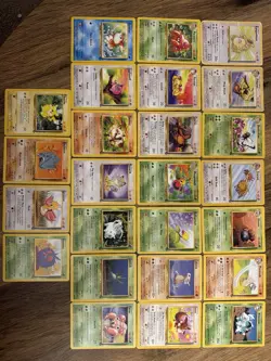 Pokemon Jungle Set Bundle 25 Cards WOTC Vintage Job Lot + Rares (Played) - Image 1