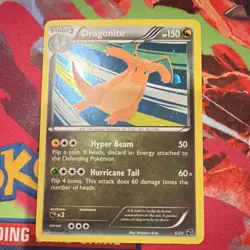 Pokemon Dragonite Dragon Vault Cosmos Holo Rare 5/20 HP150 Holo 2012 Card - Image 1