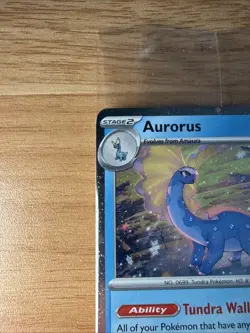 Pokemon Aurorus Perfect Order STAMPED Promo Cosmos Holo Card #24 SEALED 🦕 - Image 2