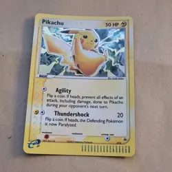 VINTAGE POKEMON BLACK STAR PROMO CARD - #012 PIKACHU (HOLOFOIL) RARE NM - Image 1