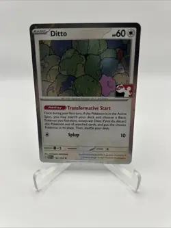 Ditto 132/165 Cosmos Holo Prize Pack Stamped Series 6 Pokemon TCG 151 Mew - Image 1