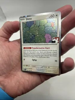 Ditto 132/165 Cosmos Holo Prize Pack Stamped Series 6 Pokemon TCG 151 Mew - Image 5