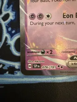 Pokemon TCG Latias ex 076/191 Surging Sparks Holo Double Rare English 210 HP - Image 5