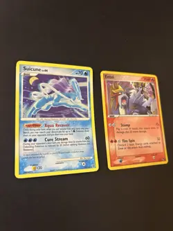 Suicune 19/132 + Entei 1/17 Pokemon Holo Vintage Lot 2006 2007 🔥💧 - Image 3