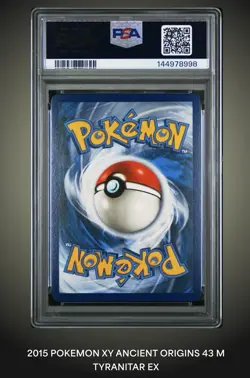 🔥✨ 2015 Pokemon XY Ancient Origins M Tyranitar Ex 43/98 PSA 9 ✨🔥 - Image 4