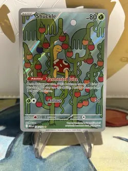 Shuckle 136/132 Pokemon Mega Evolution Illustration Rare Holofoil NM - Image 1
