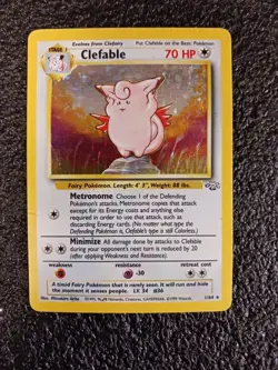Pokemon Clefable Holo - Jungle 1/64 - Image 1