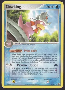 Pokemon Slowking 28/113 Non-Holo Rare EX Delta Species - Image 1