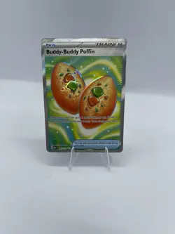 Pokemon TCG Buddy-Buddy Poffin 167/132 Me01 Ultra Rare Trainer Holo - Image 2
