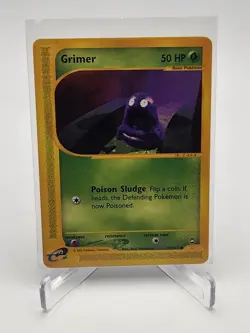 2003 Pokemon Grimer Aquapolis E-Reader 79/147 Common LP TCG Nintendo WOTC - Image 1