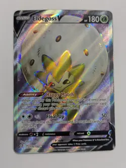 Eldegoss V (Full Art) 176/192 Swsh02: Rebel Clash Holo Pokemon TCG NM - Image 1