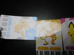Pokemon Music Musical Note Card 2015 x3 Pikachu Pichu Raichu #3564 - Image 3