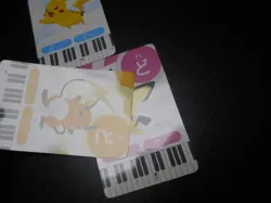 Pokemon Music Musical Note Card 2015 x3 Pikachu Pichu Raichu #3564 - Image 5