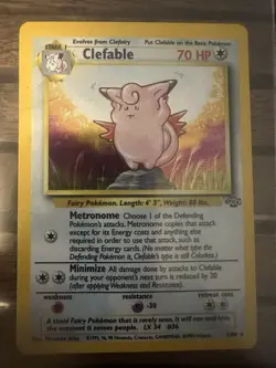 Pokemon TCG Base Set Clefable, magneton Holo Lot - Image 4