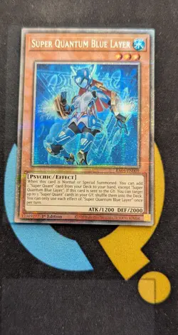 RA05-EN009 Super Quantum Blue Layer Starlight Rare 1st Ed YuGiOh - Image 1