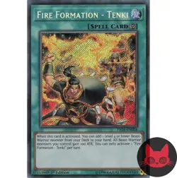Yugioh Fire Formation - Tenki FIGA-EN028 Secret Rare 1st Edition NM - Image 1