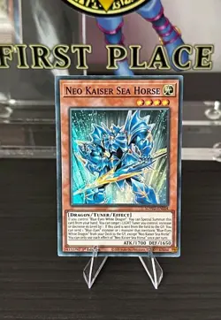 Yu-Gi-Oh! Neo Kaiser Sea Horse SDWD-EN004 Super Rare - Image 1