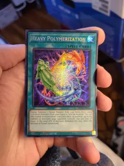 Yugioh Heavy Polymerization MP24-EN150 1st Prismatic Secret Rare - Image 1