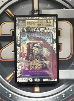 One Piece CCG Eustass"Captain"Kid Manga Alternate Art OP05-074 PSA 10 Gem Mint - Image 1