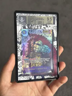 One Piece CCG Eustass"Captain"Kid Manga Alternate Art OP05-074 PSA 10 Gem Mint - Image 3