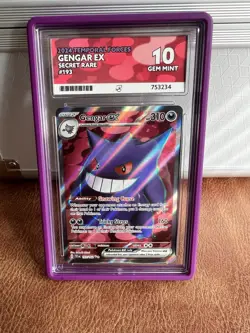 Pokemon 2024 Temporal Forces Gengar EX 193/162 Secret Rare Card - Image 1