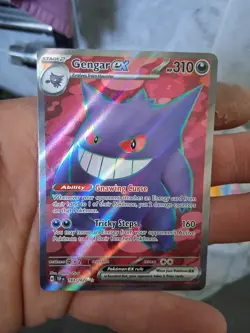 Gengar EX SR English TEF 193/162 Temporal Forces 2024 Pokemon TCG Pack Fresh NM - Image 1