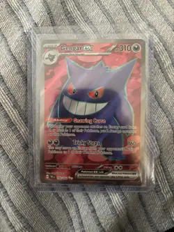 Pokemon Gengar EX TCG Scarlet & Violet Temporal Forces Holo Card 193/162 - Image 1