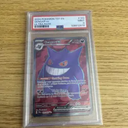 Pokemon Gengar EX TCG Scarlet & Violet Temporal Forces 193/162 PSA 9 - Image 1