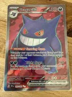 Pokemon Gengar EX Holo TCG SV05 Temporal Forces 193/162 - Image 2