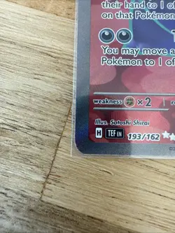 Pokemon Gengar EX Holo TCG SV05 Temporal Forces 193/162 - Image 3
