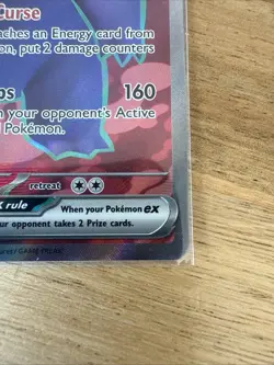 Pokemon Gengar EX Holo TCG SV05 Temporal Forces 193/162 - Image 4
