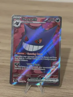 Pokemon Gengar EX TCG Scarlet & Violet Temporal Forces Card 193/162 - Image 1