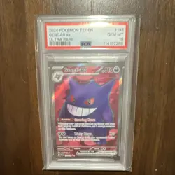 Pokemon Gengar ex 193/162 SV05: Temporal Forces Ultra Rare Holo PSA 10 310 HP - Image 1