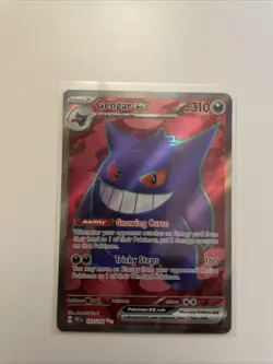 Pokemon Gengar EX Full Art TCG Temporal Forces 193/162 Card Near Mint Condition - Image 1