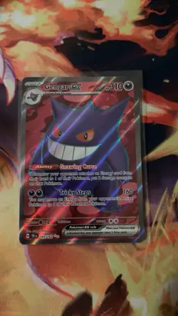 Pokemon Gengar EX TCG Scarlet & Violet Temporal Forces Card 193/162 - Image 1