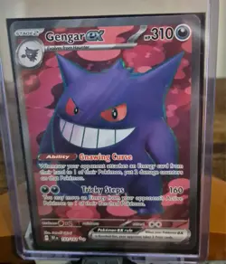 Pokemon TCG 2024 Temporal Forces Gengar Ex #193/162 pack freshMint - Image 1