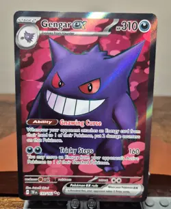 Pokemon TCG 2024 Temporal Forces Gengar Ex #193/162 pack freshMint - Image 2