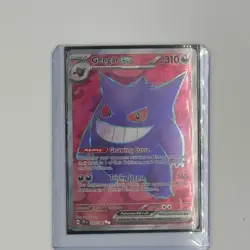 Pokemon Gengar ex 193/162 SV05 Temporal Forces - Ultra Rare Full Art Holo - Image 1