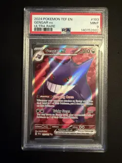 Pokemon TCG Gengar ex 193/162 Temporal Forces - Full Art - PSA 9 Mint - Image 1
