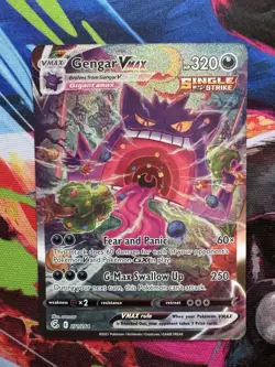 Pokemon TCG Gengar VMAX Alt Art 271/264 Fusion Strike - Image 1