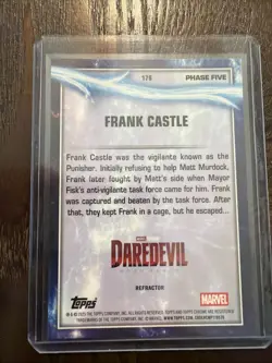 2025 Topps Chrome Marvel-#176 Frank Castle Debut - Image 2