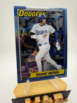2025 Topps Chrome Shohei Ohtani 90CB-7 1990 Topps Refractor Dodgers - Image 2