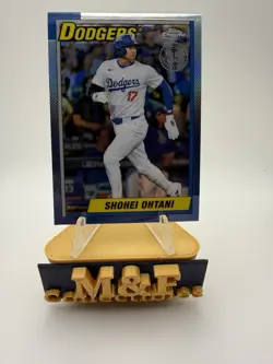2025 Topps Chrome Shohei Ohtani 90CB-7 1990 Topps Refractor Dodgers - Image 4
