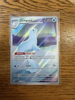 Dewgong 097/094 Phantasmal Flames Illustration Rare NM Pokemon card - Image 1
