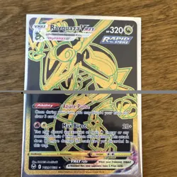 Pokemon TCG Rayquaza VMAX Holo Ultra Rare Card TG29/TG30 - Image 1