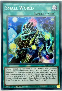 RA01-EN067 Small World - Super Rare 1st Edition Near Mint YuGiOh Card - Image 1